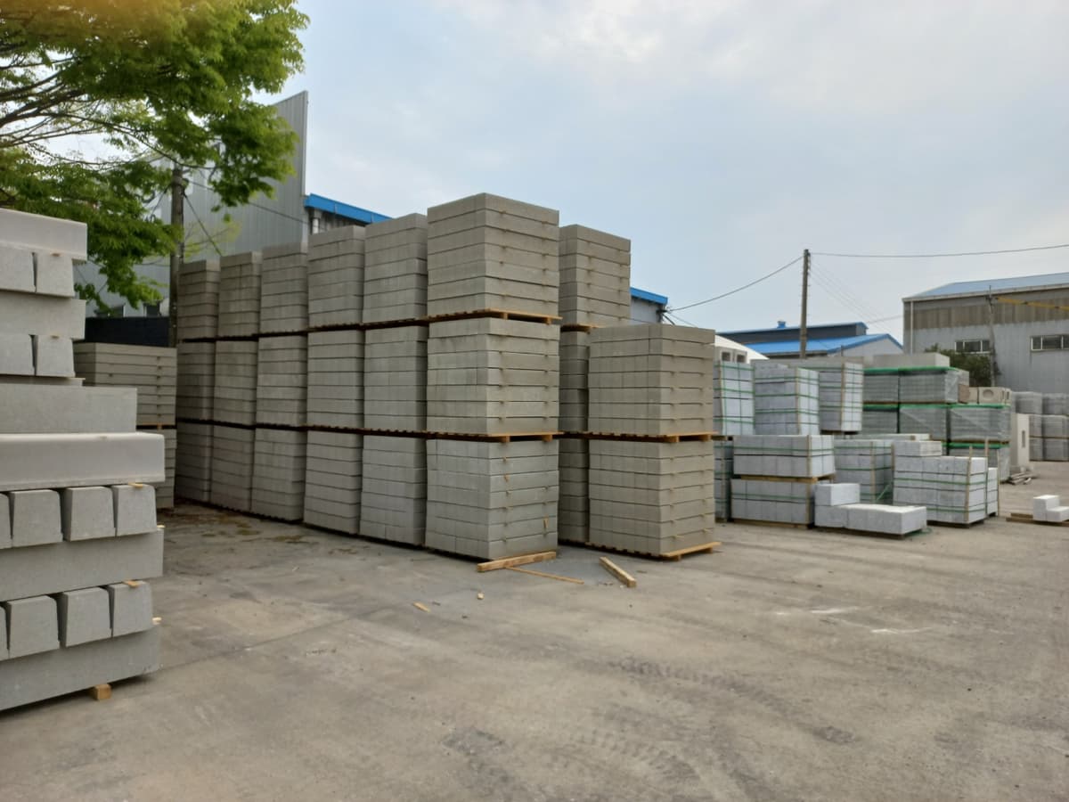 경계석 제품사진 시공사례 - 인천 대성종합유통