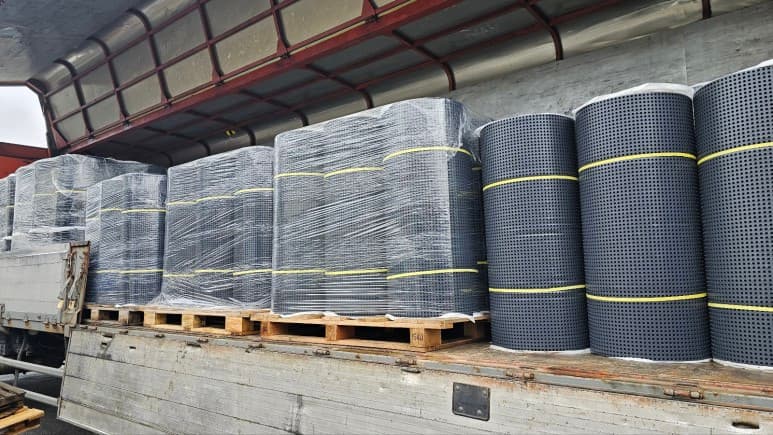 드레인보드 제품사진 시공사례 - 인천 대성종합유통