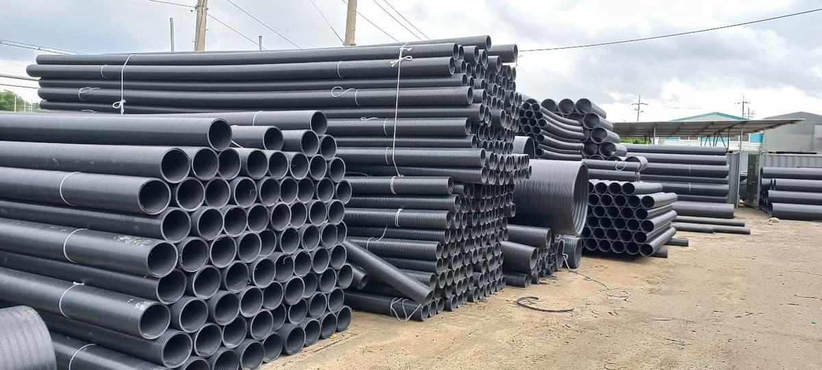 PE이중벽관 제품사진 시공사례 - 인천 대성종합유통