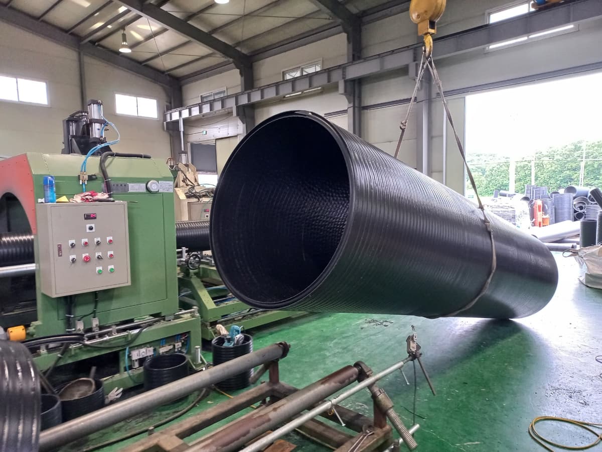 PE이중벽관 제품사진 시공사례 - 인천 대성종합유통