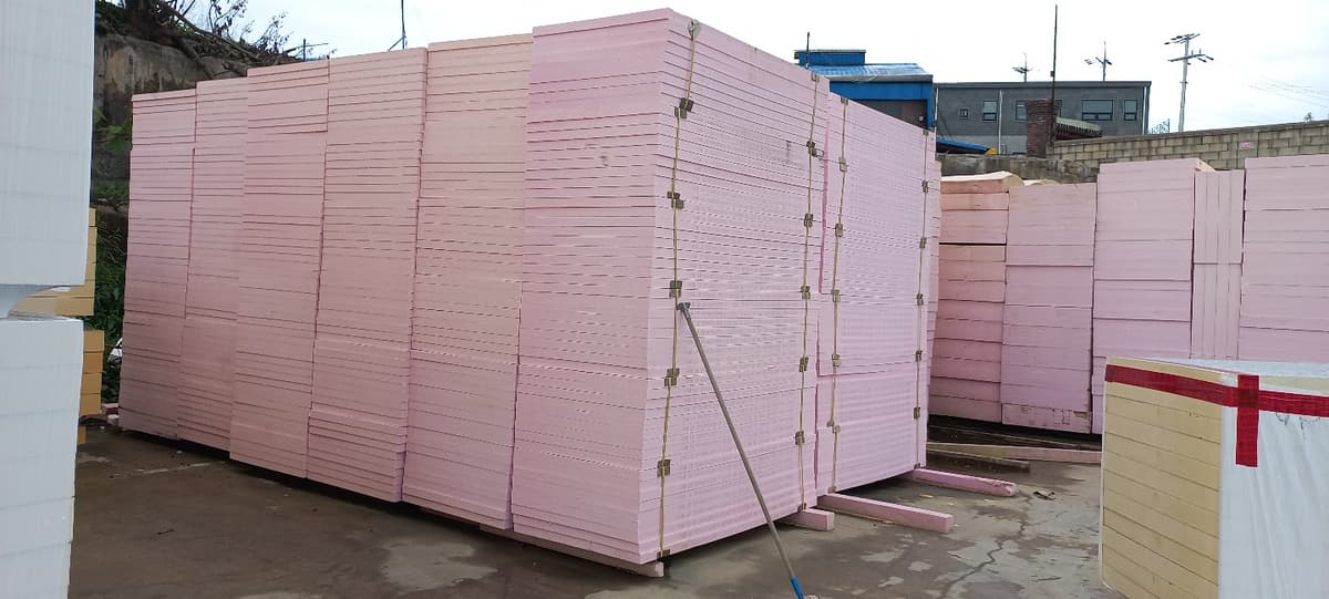 압출법단열재-아이소핑크 제품사진 시공사례 - 인천 대성종합유통