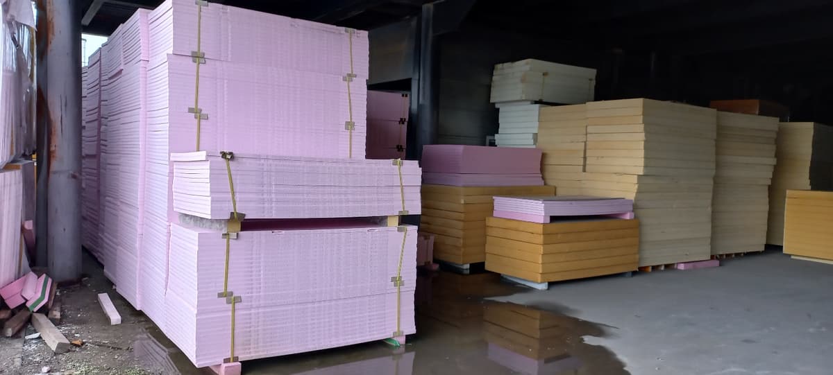 압출법단열재-아이소핑크 제품사진 시공사례 - 인천 대성종합유통